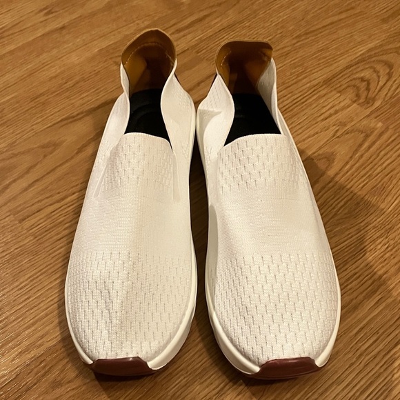 Shoes - No Brand Women’s Slip on Sz 42 White Sneakers Perforated knit uppers-breathable